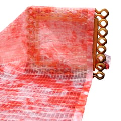 Organza Tie and Dye Stripe Print Embroidery - KCC167608