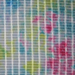 Organza Tie and Dye Stripe Print Embroidery - KCC167616