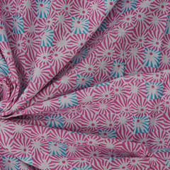 Cotton Floral Print - Dusty Pink - KCC129185