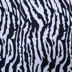 Woolen Lycra Zebra Print - KCC148174