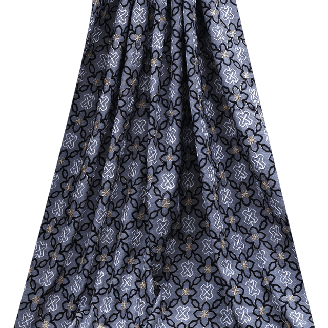 Linen Floral Jaal Print - KCC78225