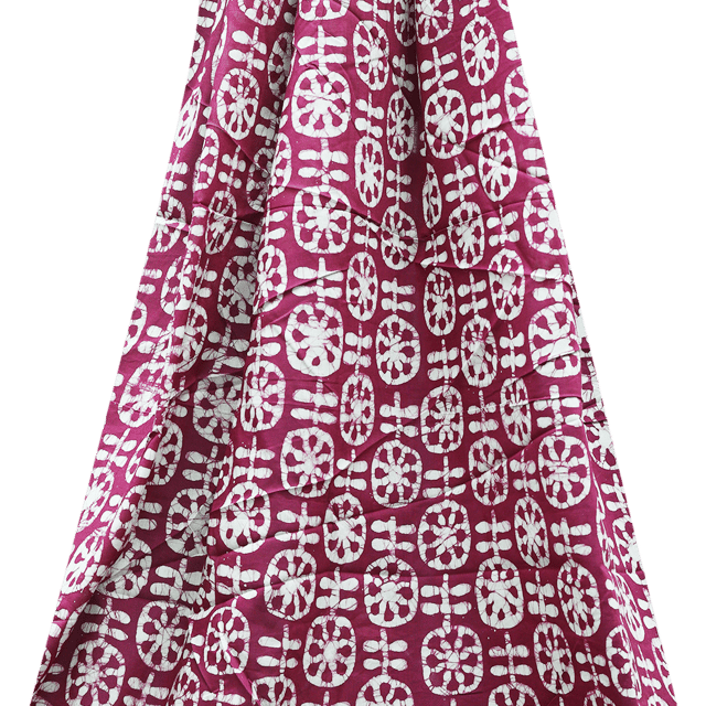 Cotton Traditional Batik Print - Wine - KCC165332