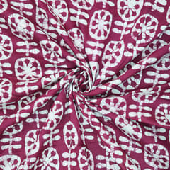 Cotton Traditional Batik Print - Wine - KCC165332