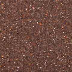 Woolen fabric with Orange and White sprinkle work- Brown