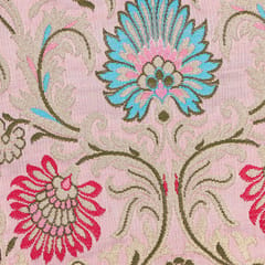 Blush Pink Floral KinKhab Brocade - KCC190707