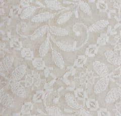 Chikankari Floral Patterned embroidery on georgette fabric - KCC191427