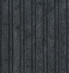 Soft black Fur Stripe fabric - KCC190900