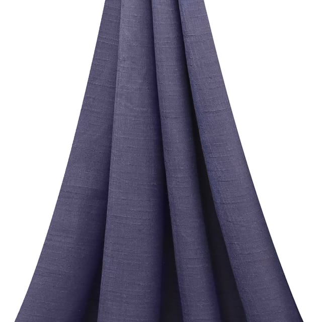 Midnight purple Textured  Mahi Silk fabric - KCC191476