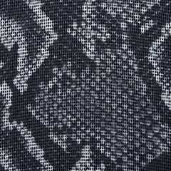 Monochrome Abstract Print Crepe Fabric