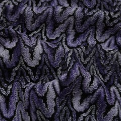 Purple Toned Multicoloured Woolen Zig-Zag Print