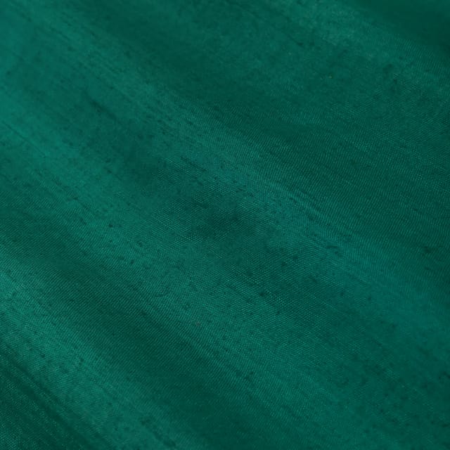 Emerlad Green Pure Matka Silk Fabric