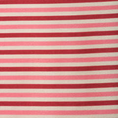 Baby Pink and Maroon StripePrint Crepe Fabric