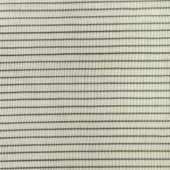 White Tussar Stripe Embroidery Fabric