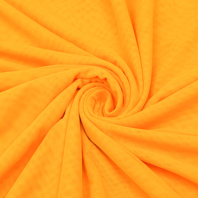 Yellow Net Colour Fabric