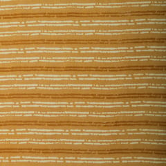 Latte Brown Muslin Stripe Print Fabric