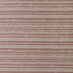 Faded Brown Muslin Stripe Print Fabric