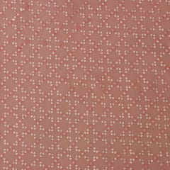 Coral Pink Chanderi Sequin Embroidery Fabric