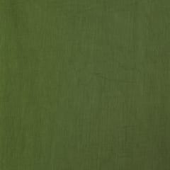 Bottle Green Chanderi Plain Fabric