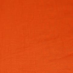 Tangeriene Orange Chanderi Plain Fabric