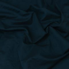 Cobalt Blue Chanderi Plain Fabric