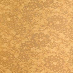Fawn Brown Floral Chantilly Net Fabric