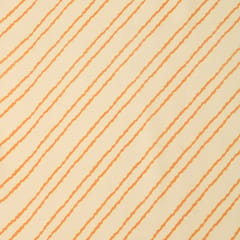 Cream and Mustard Stripe Print Cotton Fabric