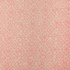 Baby Pink and White Motif Print Chanderi Fabric