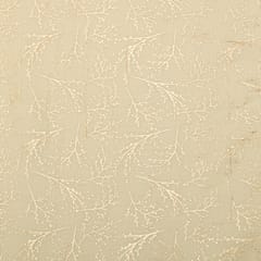 Pearl White Shimmering Kora Cotton Fabric