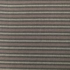Shadow Grey Striped Print Linen Cotton Fabric