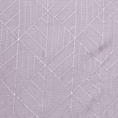 Lilac Nokia Silk Thread Embroidery Fabric
