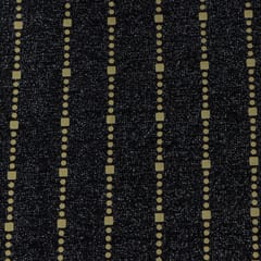 Iron Grey Shimmer Golden Work Lycra Fabric