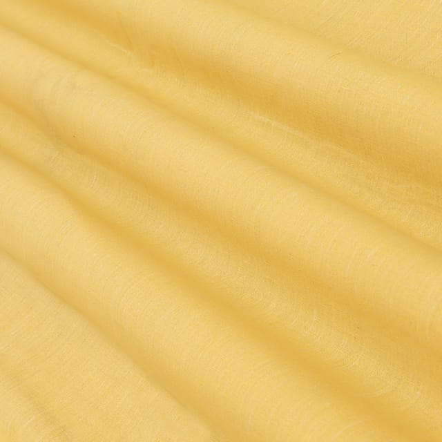 Cornsilk Brown Linen Plain Fabric