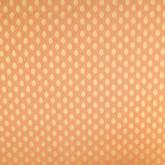 Apricot Brown Brocade Gold Zari Booti Embrodiery Fabric