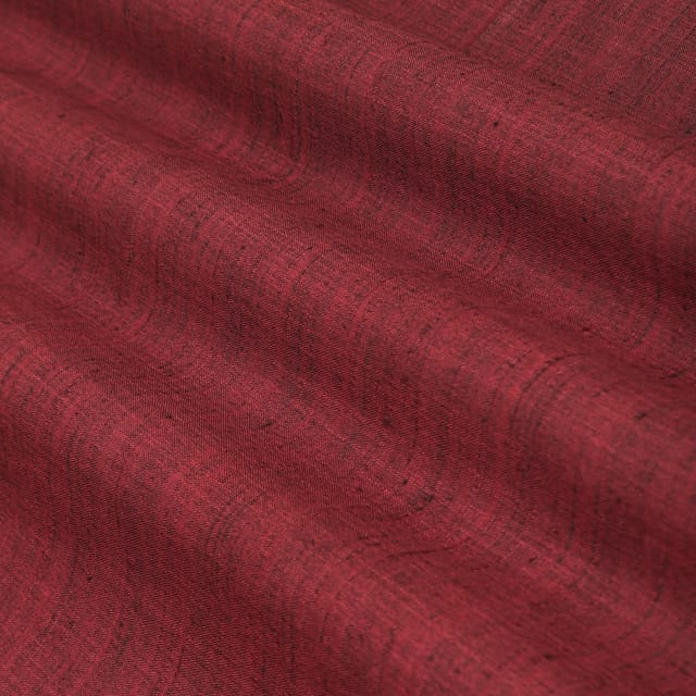 Wine Plain Mahi Silk Fabric