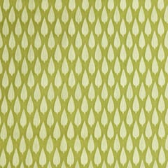 Parrot Green Chanderi Big Paan Jacquard Fabric