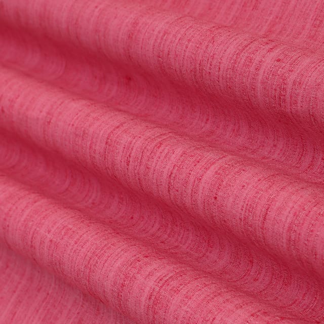 Bubblegum Pink mahi Silk Plain Fabric