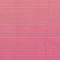 Hot Pink & Red Organza Lurex Fabric