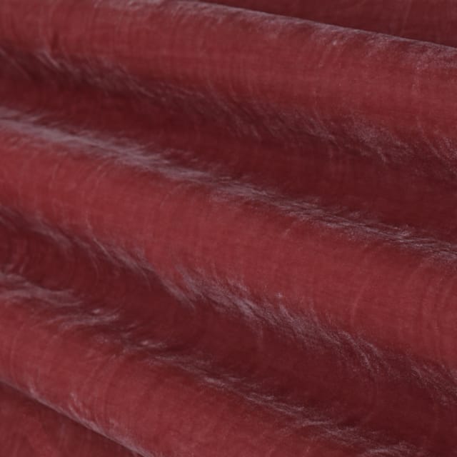 Rosewood Pink Viscose Velvet Fabric