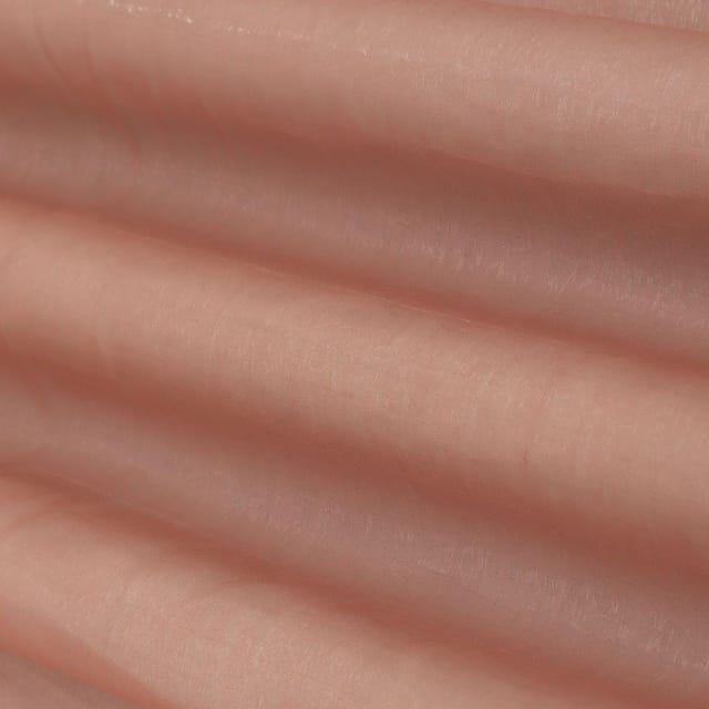 Bubblegum Pink Noil Silk Fabric