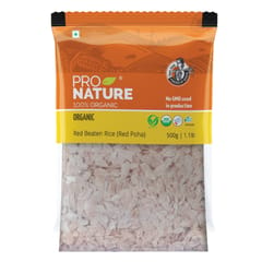 Organic Red Beaten Rice (Red Poha) 500g