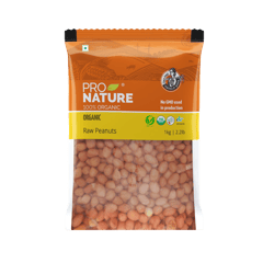 Organic Raw Peanuts 1 Kg
