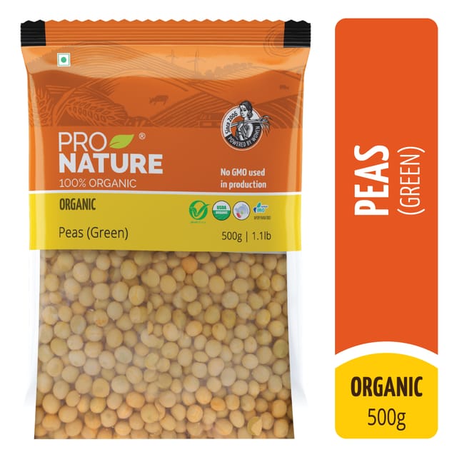 Organic Peas (Green) 500g