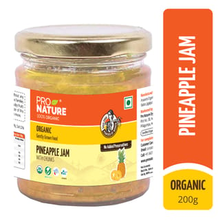 Organic Pineapple Jam With Chunks 200g