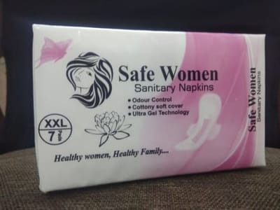 Rs 7.5/Piece-Starluck Safe Women Sanitary Pad Ultra Thin with Wing XXL for Women Pack of 7