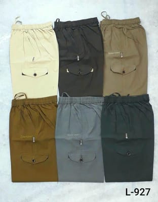 Rs 373-393/Piece-Slenzer Cotton Plain Payjama for Men 12 L-927 Set of 6