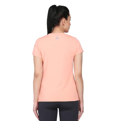 Rs 206/Piece-Gypsum Women's Sports Tees Coral - Set of 4