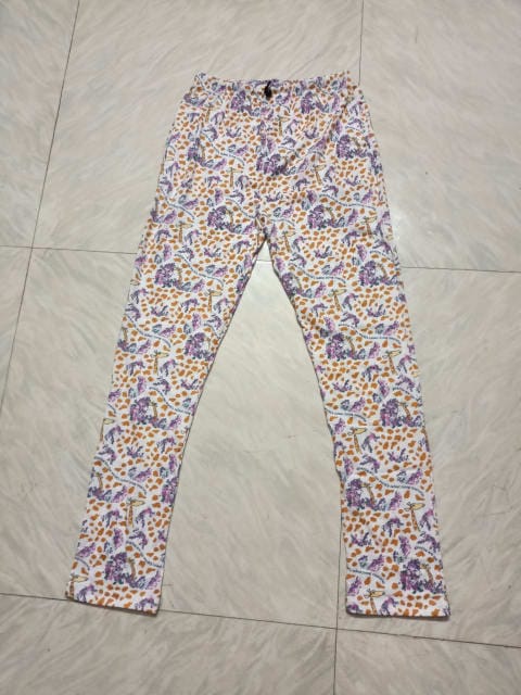 Rs 126/Piece-Kushal Enterprises Cotton Floral Print Gym / Sports Trackpant for Women Set Of 10