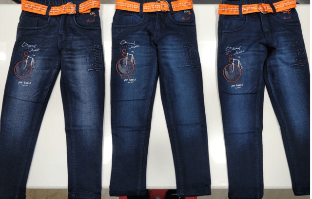 Rs 341/Piece - Boys Jeans 3128/3- Set of 15