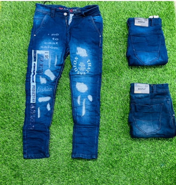 Rs 536/Piece - Big Fly Men Jeans 103 - Set of 5