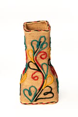 Jute & Paper Mache Flower Vase